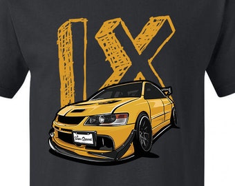 Evo IX Yellow