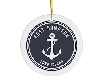 East Hampton Ornament, East Hampton Gift, East Hampton Home, East Hampton Souvenir, Hamptons Ornament, Hamptons Gift, Hamptons Home