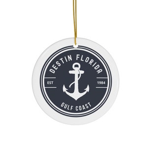 Destin Florida Ornament, Destin Souvenir, Destin Gift, Destin Trip, Destin Beach, Destin House Warming Gift, Destin FL, Destin Home