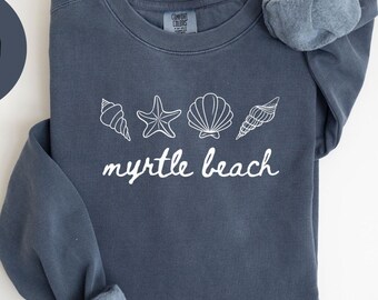 Myrtle Beach South Carolina Sweatshirt, Comfort Colors® Crewneck Sweater, Myrtle Beach SC Unisex Shirt, Myrtle Beach Gift Souvenir TRENDY