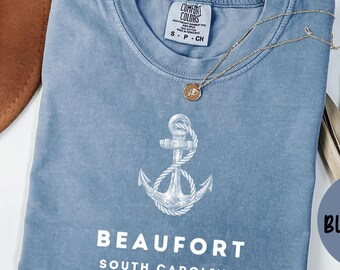 Beaufort South Carolina Shirt, Comfort Colors®, Beaufort SC T-shirt, Beaufort SC Unisex Tee Tshirt, Beaufort SC Gift Souvenir Trendy