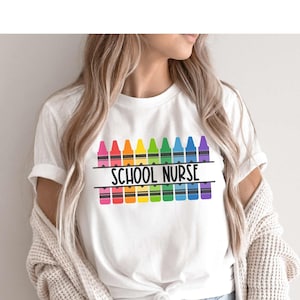 School Nurse Shirt, School Nurse Gifts, School Nurse T Shirt, Registered Nurse Shirt, Nurse Appreciation, RN Shirt, Nurse Graduation Gifts