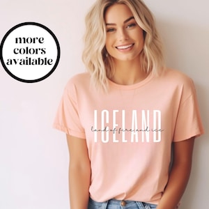 Iceland Shirt, Iceland T-Shirt, Iceland Tee, Iceland TShirt, Iceland Gift, Unisex, Wedding Gift, Moving Away Gift, Relocation Gift, Trendy