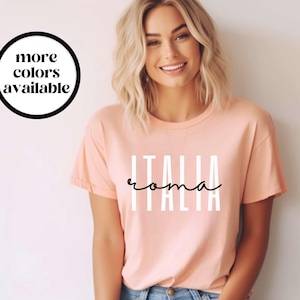 Roma Italia Shirt, Roma Italia T-shirt, Rome Italy Unisex Tee, Roma Italia Gift Souvenir, Gift for Trip, Gift for Student, Tshirt, Trendy