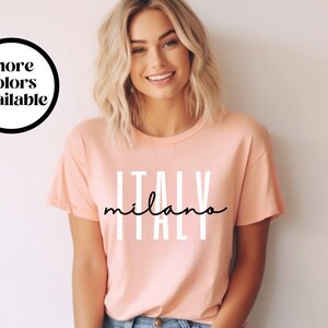 Milano Italy Shirt, Milano Italy T-shirt, Milano Italy Unisex Tee Tshirt, Milan Italy Gift for Trip Souvenir, Wedding Gift, TRENDY