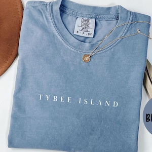 Tybee Island Georgia Shirt, Comfort Colors, Tybee Island GA T-shirt Tshirt, Tybee Beach Unisex Tee, Wedding Gift House Warming Gift TRENDY