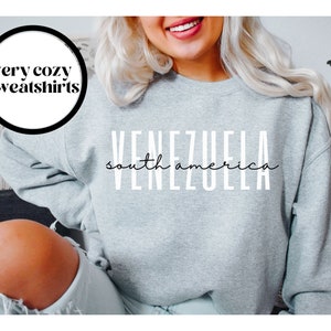 Venezuela Sweatshirt, Venezuela Crewneck Sweater, Venezuela Unisex Shirt, Venezuela Gift, House Warming Gift, Wedding Gift, Trendy Gift