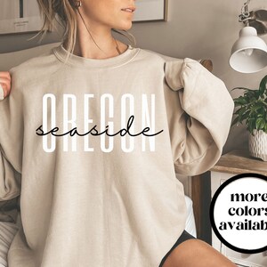 Crewneck Sweatshirt Seaside Etsy