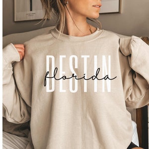 Destin Florida Sweater, Destin FL Sweatshirt, Destin Shirt, Destin Gift, Destin Souvenir, Destin Trip, Destin Beach, House Warming Gift