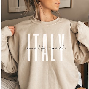 Amalfi Coast Sweater, Amalfi Sweatshirt, Amalfi Coast Shirt, Amalfi Coast Gift, Amalfi Coast Souvenir, Amalfi Trip, Amalfi Wedding