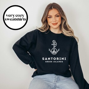 Santorini Sweater, Santorini Sweatshirt, Santorini Shirt, Santorini Gift, Santorini Trip, Santorini Souvenir, Greek Islands Sweater, Greece