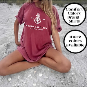 North Carolina Shirt, Comfort Colors Shirt, North Carolina Tshirt, North Carolina Tee, North CarolinaT-shirt, Unisex Trendy Oversized, Gift