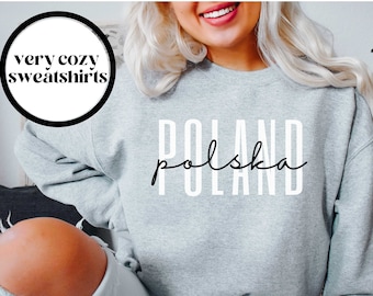 Poland Sweater, Poland Shirt, Poland Crewneck, Poland Sweatshirt, Poland Gift, Poland Souvenir, Poland Trip, Wedding Gift, Unisex, Trendy