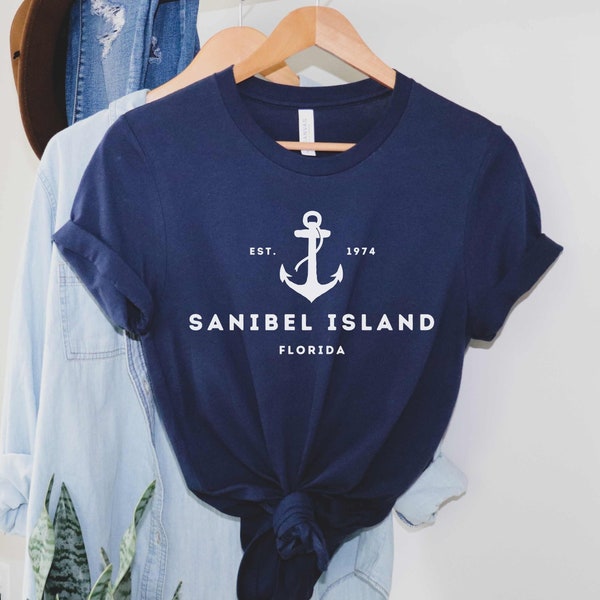 Sanibel Island shirt - Sanibel Island Seashell T-shirt - Florida Shirt - Super Soft and Comfortable