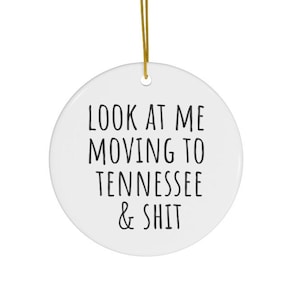 Moving to Tennessee Gifts, Moving to Tennessee Ornament, Tennessee Ornament, Moving to Tennessee Birthday Gifts for Men and Women image 1