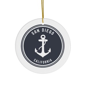 San Diego Ornament, San Diego Gift, San Diego Souvenir, San Diego Trip, San Diego Home, San Diego Wedding, House Warming Gift, Gift Student