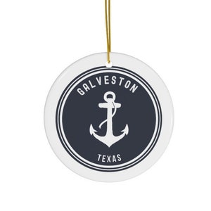 Galveston Texas Ornament, Galveston TX Gift, Galveston Home, Galveston Souvenir, Galveston Trip, Galveston Beach, House Warming Gift, Decor