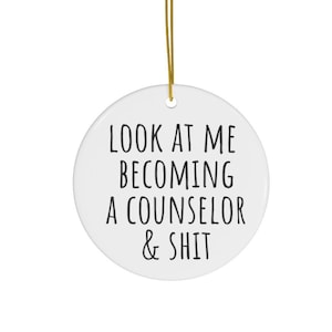 Mental Health Counselor Ornament, Counselor Gift, Counselor Ornament, Gift for Counselor, Counselor Grad Gift, LPC Gift, Future Counselor