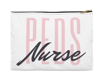 Pediatric Nurse Accessory Pouch Pediatric Nursing Nurse Appreciation Peds Nurse Gift Leopard PEDS Nursing School Grad Gift for Nurses