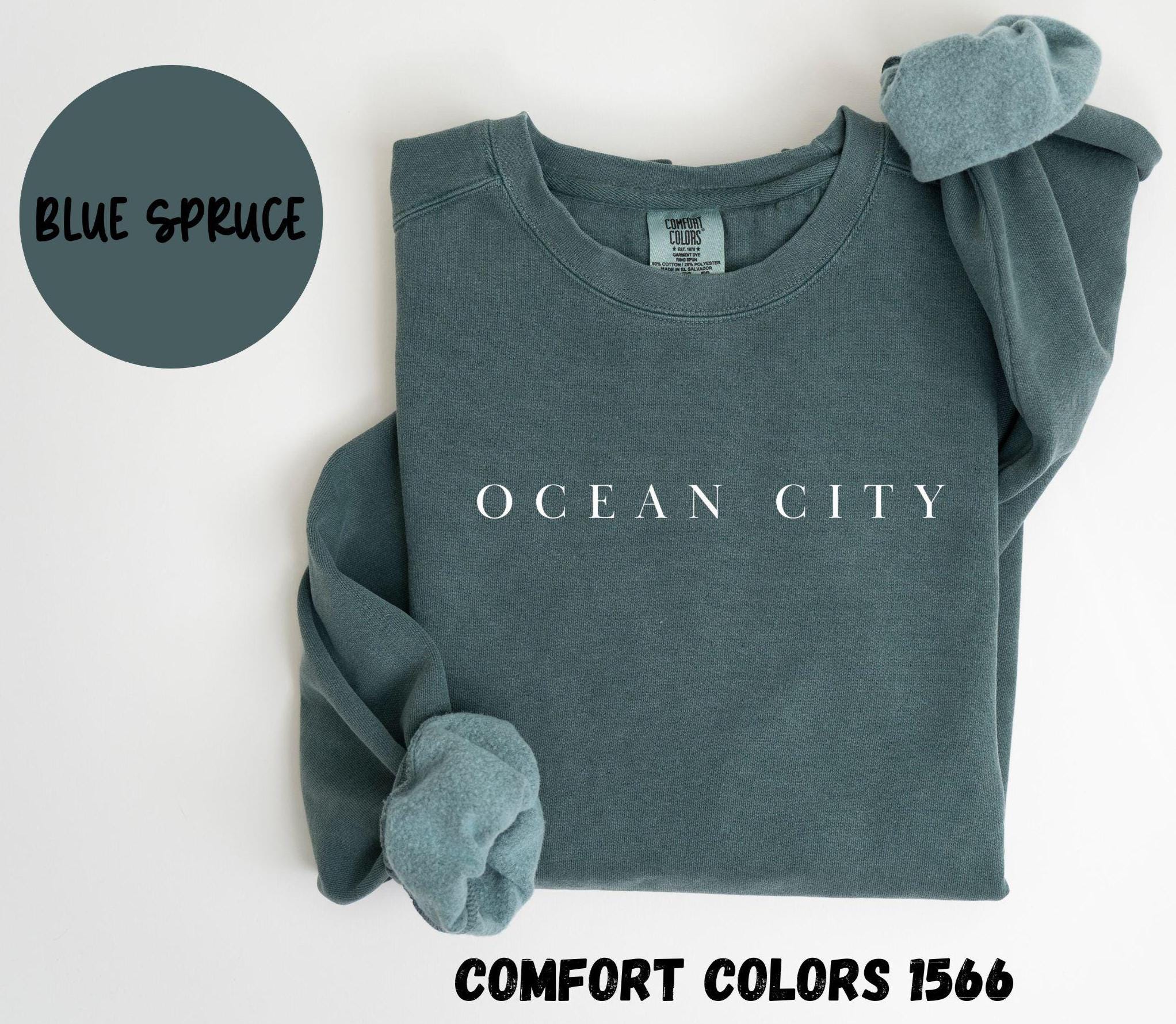 Ocean City New Jersey Comfort Colors® Sweatshirt, Ocean City NJ