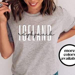 Reykjavik Iceland Shirt, Reykjavik Iceland T-Shirt, Reykjavik Iceland Tee, Unisex, Reykjavik Iceland Gift, House Warming Gift, Wedding Gift