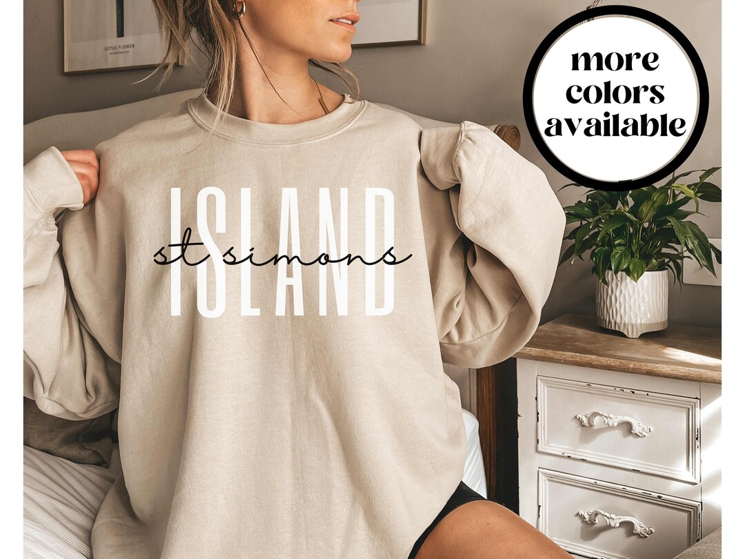 St Simons Island Sweater, St Simons Sweatshirt, St Simons Crewneck, St