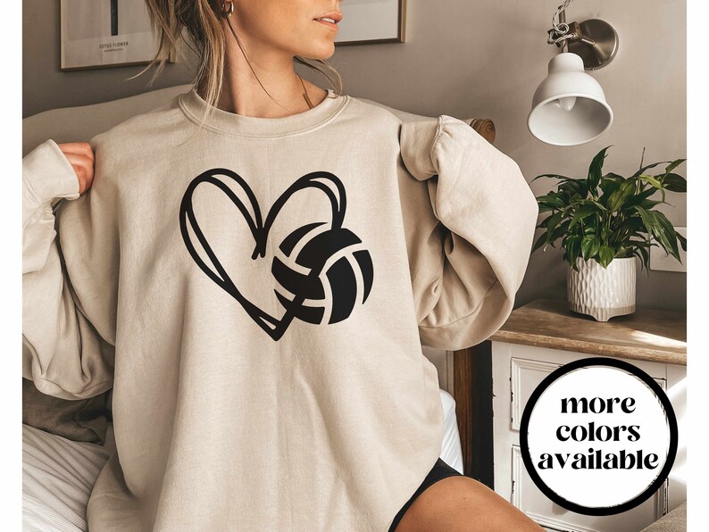 Volleyball Vibes Sweatshirt Volleyball Sweater Mom Shirt Etsy