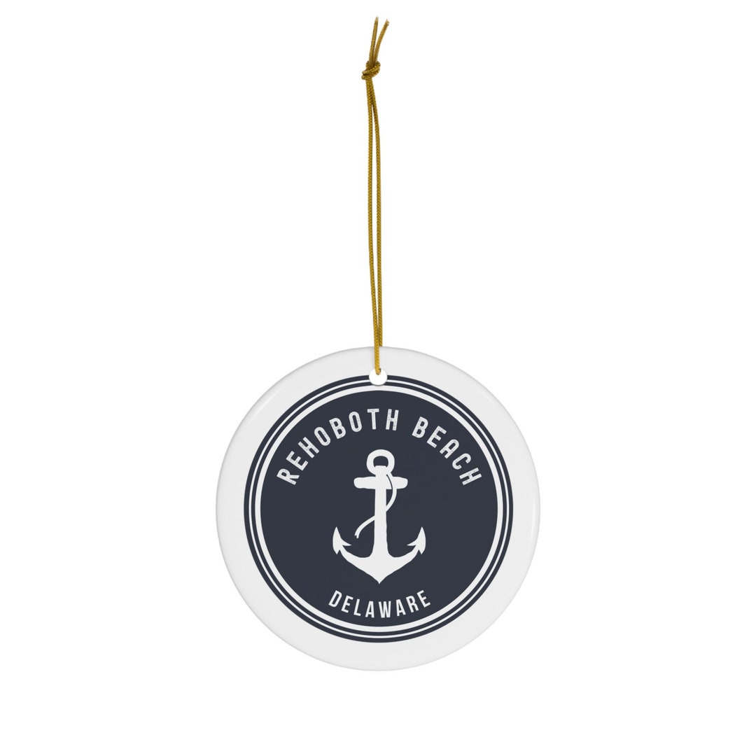 Rehoboth Beach Delaware Ornament, Rehoboth Beach DE Gift, Rehoboth