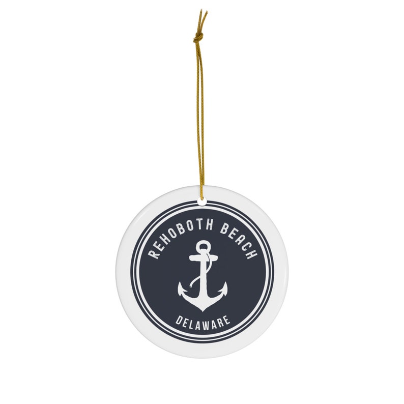 Rehoboth Beach Delaware Ornament, Rehoboth Beach DE Gift, Rehoboth Beach Souvenir, Rehoboth Beach Trip, Rehoboth Beach Home, House Warming