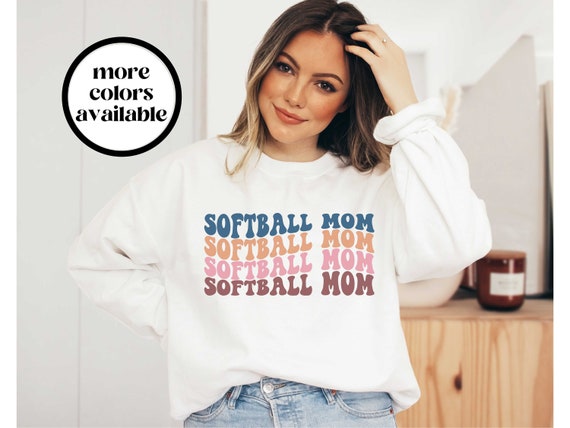 Softball mom sweatshirt sale