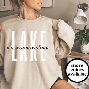 Lake Winnipesaukee NH Sweatshirt, Lake Winnipesaukee NH Crewneck Sweater, Lake Winnipesaukee NH Unisex Shirt, Gift Souvenir Trendy