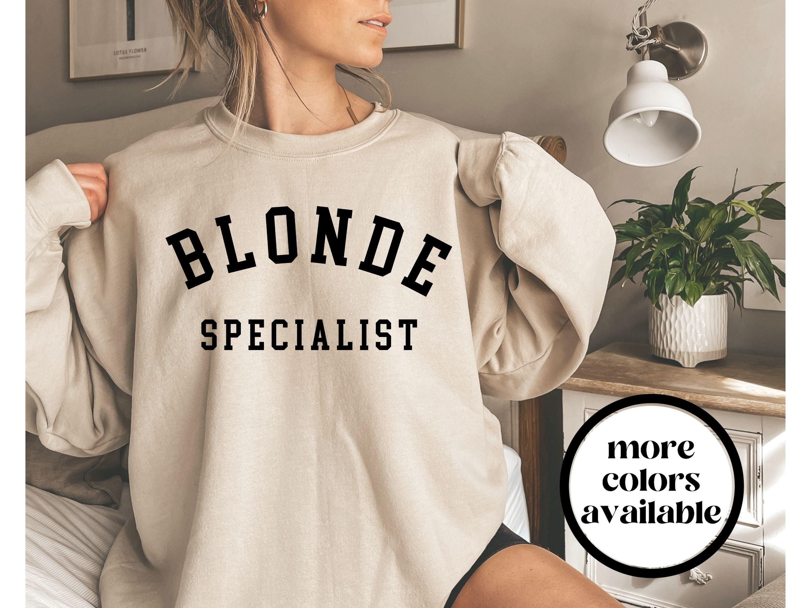 Brunette and blonde sweatshirts sale