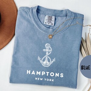 Hamptons New York Comfort Colors® Shirt, Hamptons NY T-shirt Tshirt, Hamptons NY Unisex Tee, House Warming Gift, Wedding Gift, TRENDY