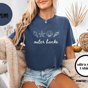 Outer Banks North Carolina Shirt, Comfort Colors® T-shirt Tshirt, Outer Banks NC Unisex Tee, Gift for Her or Him, Gift for Trip, Custom image 4