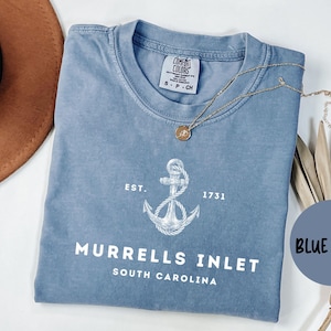 Murrells Inlet South Carolina Shirt, Comfort Colors®, Murrells Inlet SC T-shirt, Murrells Inlet SC Unisex Tee Tshirt Gift Souvenir TRENDY