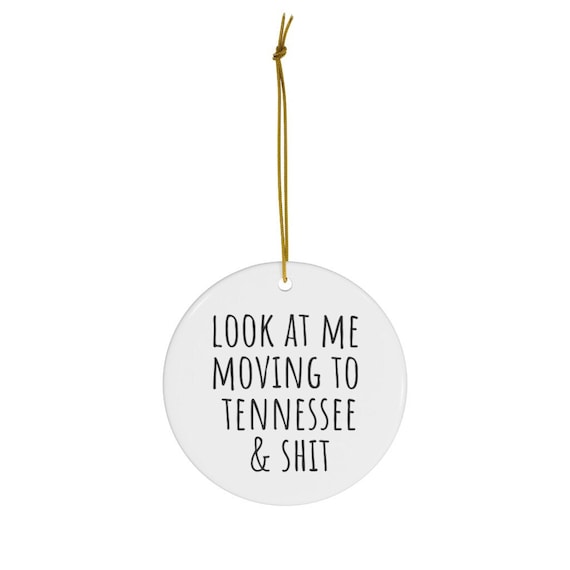 Moving to Tennessee Gifts, Moving to Tennessee Ornament, Tennessee Ornament, Moving to Tennessee Birthday Gifts for Men and Women
