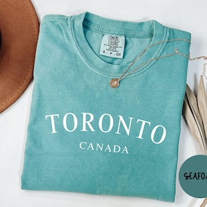 Toronto Canada Comfort Colors® Shirt, Toronto Canada T-shirt Tshirt, Toronto Canada Unisex Tee, Gift for Trip, Gift for Her or Him, TRENDY