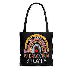 Intervention Teacher Bag, Intervention Teacher Gift, Gift for Intervention Teacher, Reading Specialist Bag, Math Specialist Bag