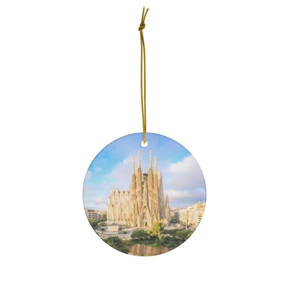 Sagrada Familia Christmas Ornament 