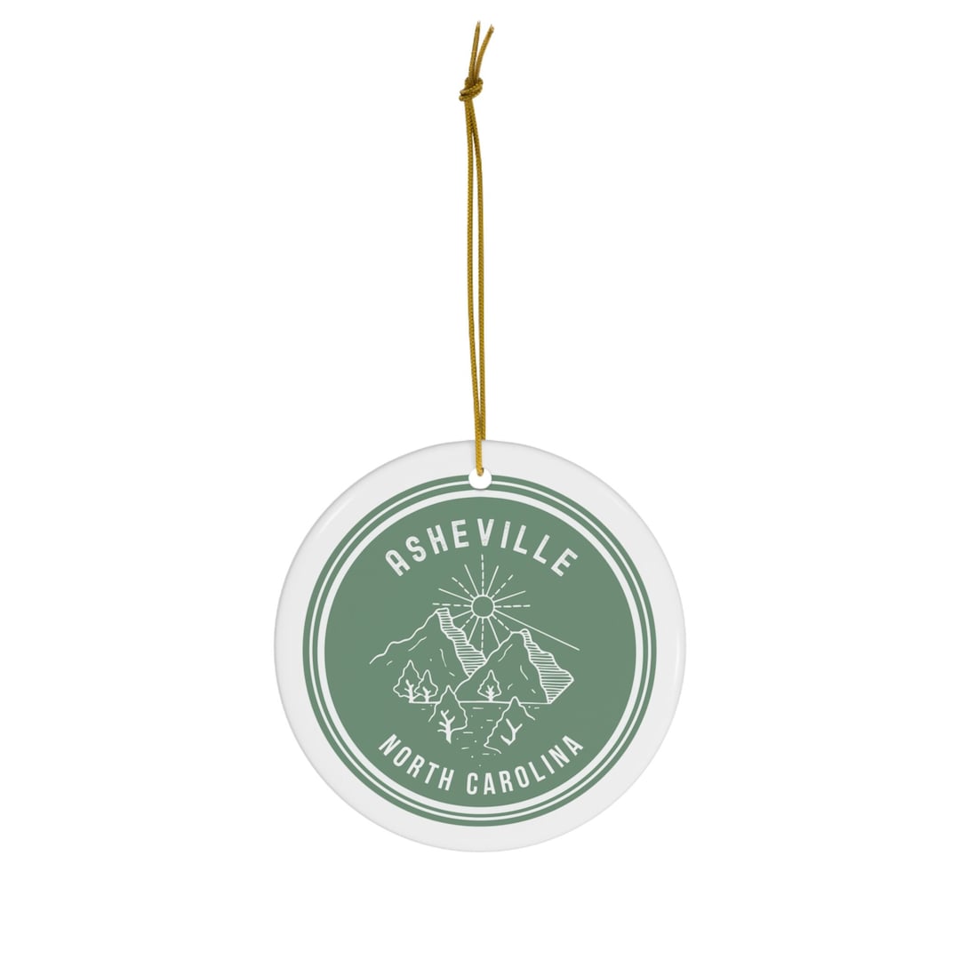 Asheville North Carolina Ornament, Asheville NC Gift, Asheville