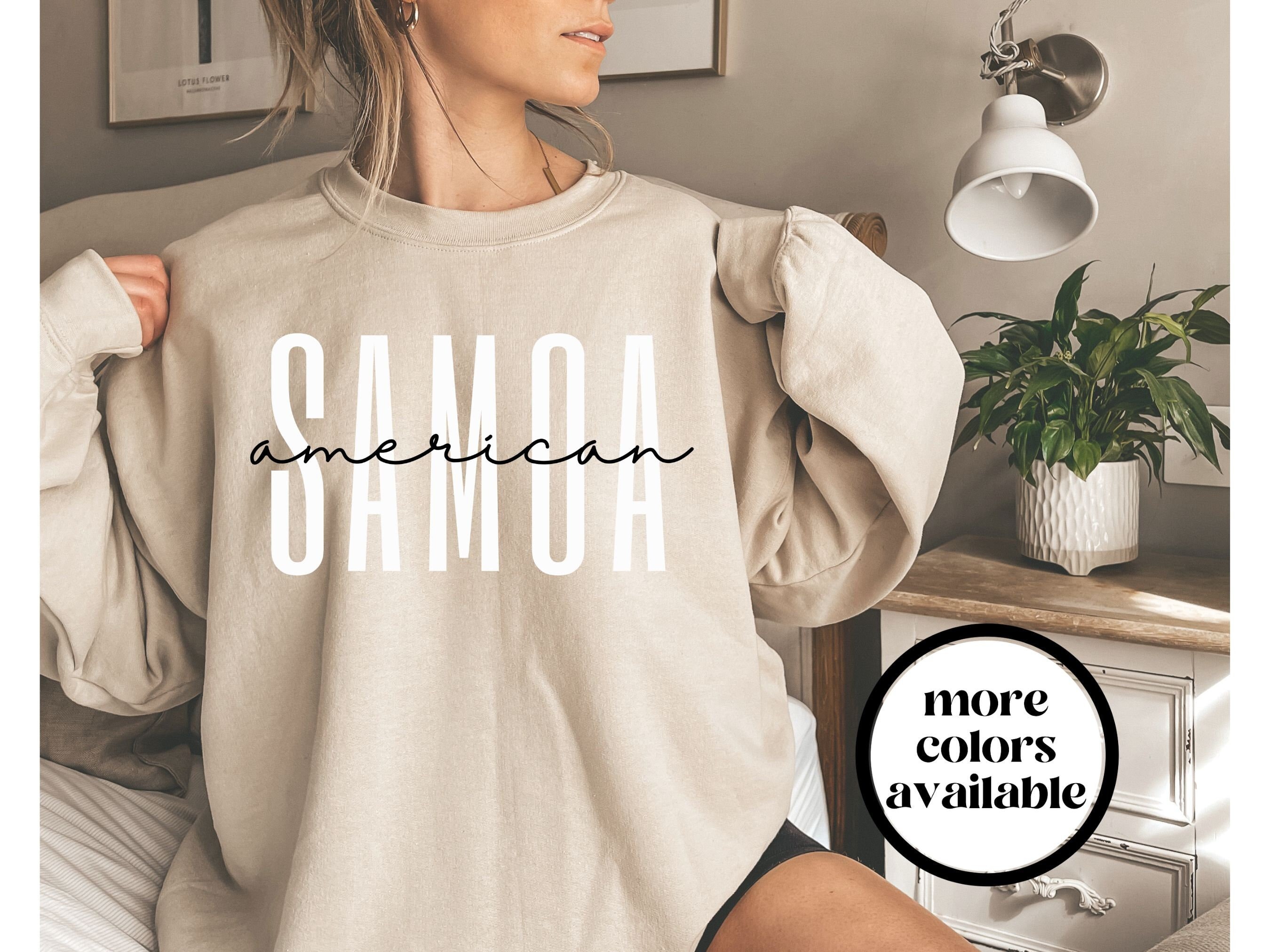 American Samoa Sweatshirt, American Samoa Shirt, American Samoa Sweater, American Samoa Crewneck, Unisex, House Warming Gift, Trendy