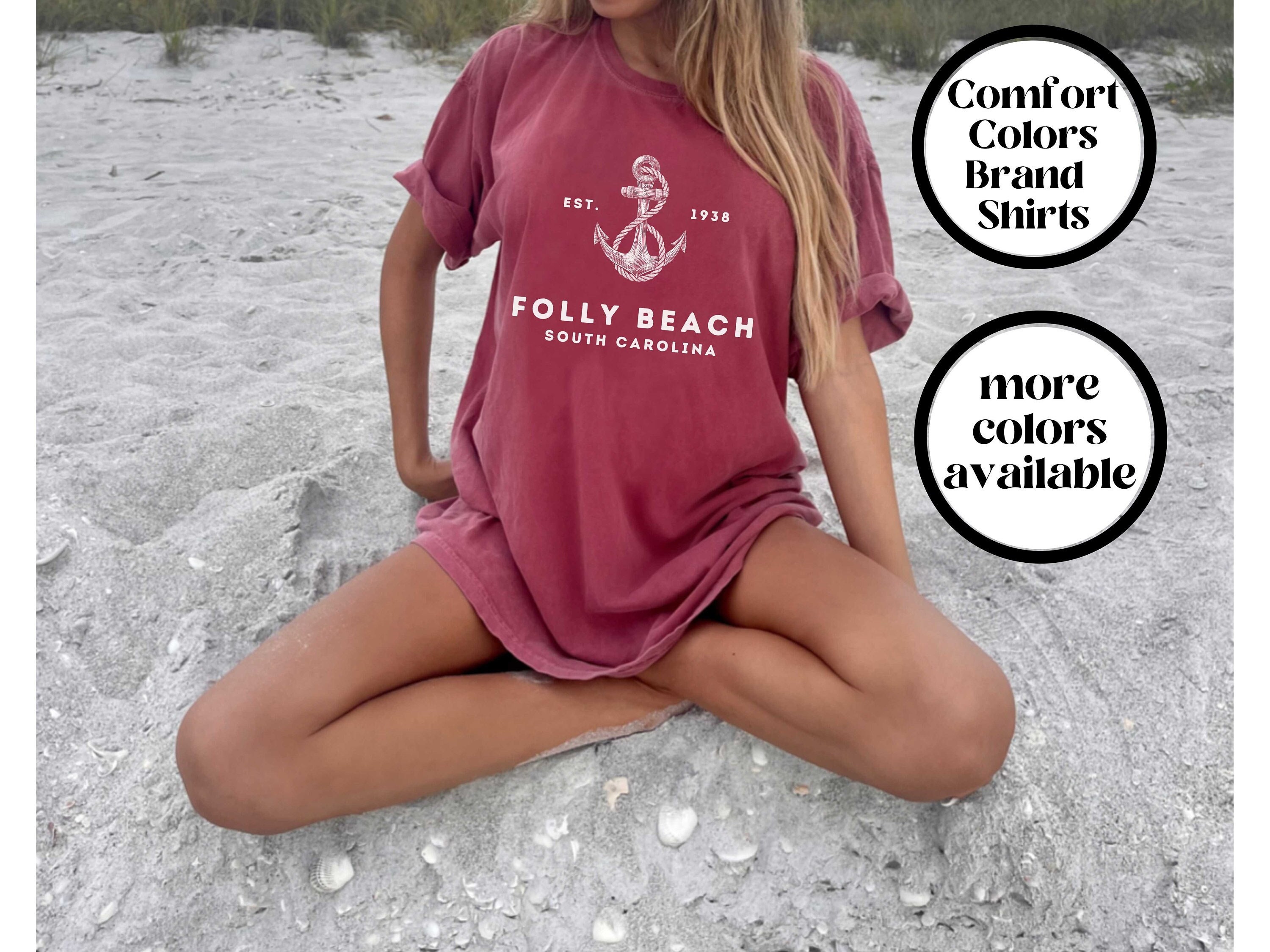 Beskatning svulst Forord Folly Beach South Carolina Shirt Comfort Colors Shirt Folly - Etsy
