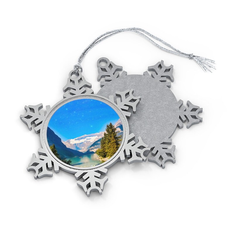 Customizable Lake Louise Canada Ornament, Banff Ornament, Lake Louise