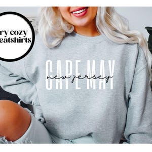 Cape May New Jersey Sweatshirt, Cape May NJ Crewneck Sweater, Cape May NJ Unisex Shirt, Cape May New Jersey Gift Souvenir Trendy