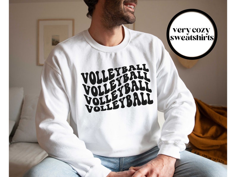 Volleyball Sweatshirt Volleyball Sweater Women's Etsy