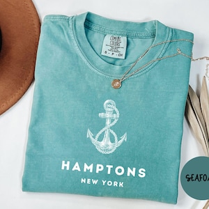 Hamptons New York Comfort Colors® Shirt, Hamptons NY T-shirt Tshirt, Hamptons NY Unisex Tee, House Warming Gift, Wedding Gift, TRENDY