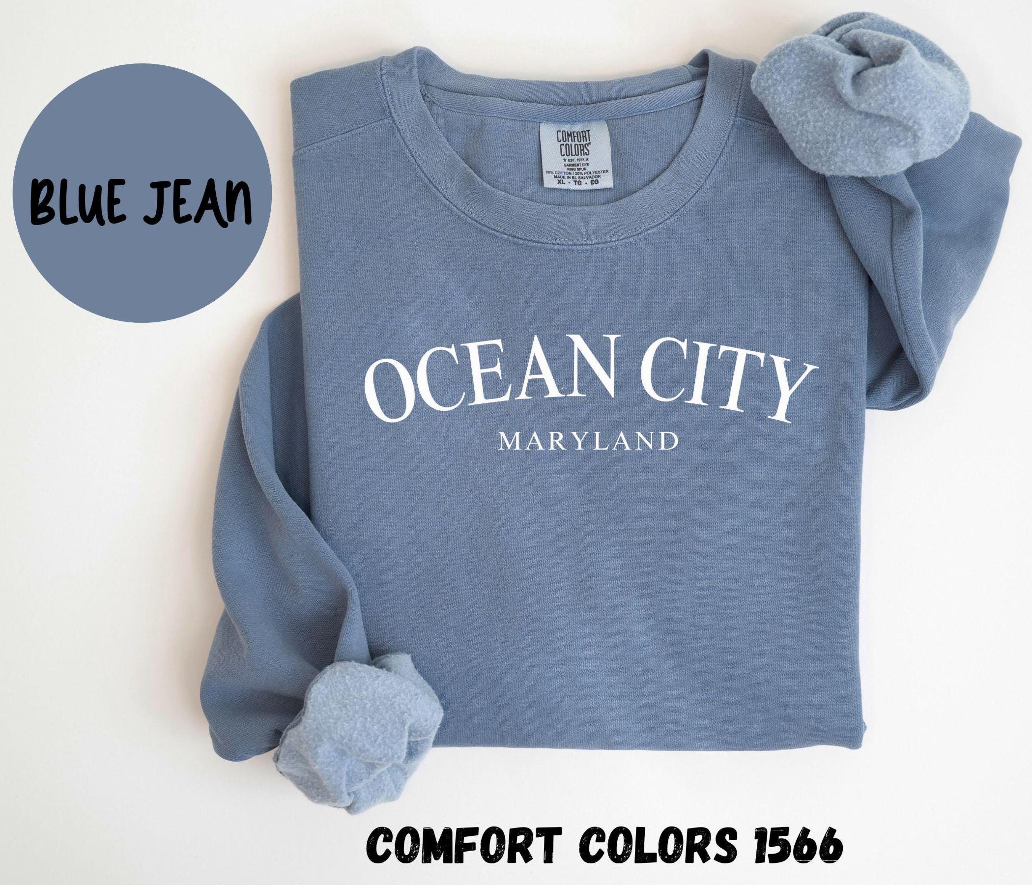 Ocean City Maryland Comfort Colors® Sweatshirt, Ocean City MD