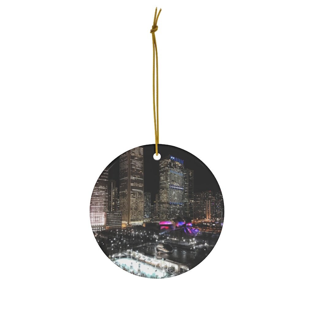 Chicago Bean Millennium Park Chicago Ornament Chicago Gift Etsy