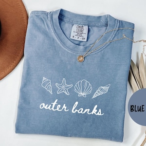 Outer Banks North Carolina Shirt, Comfort Colors® T-shirt Tshirt, Outer Banks NC Unisex Tee, Gift for Her or Him, Gift for Trip, Custom image 2