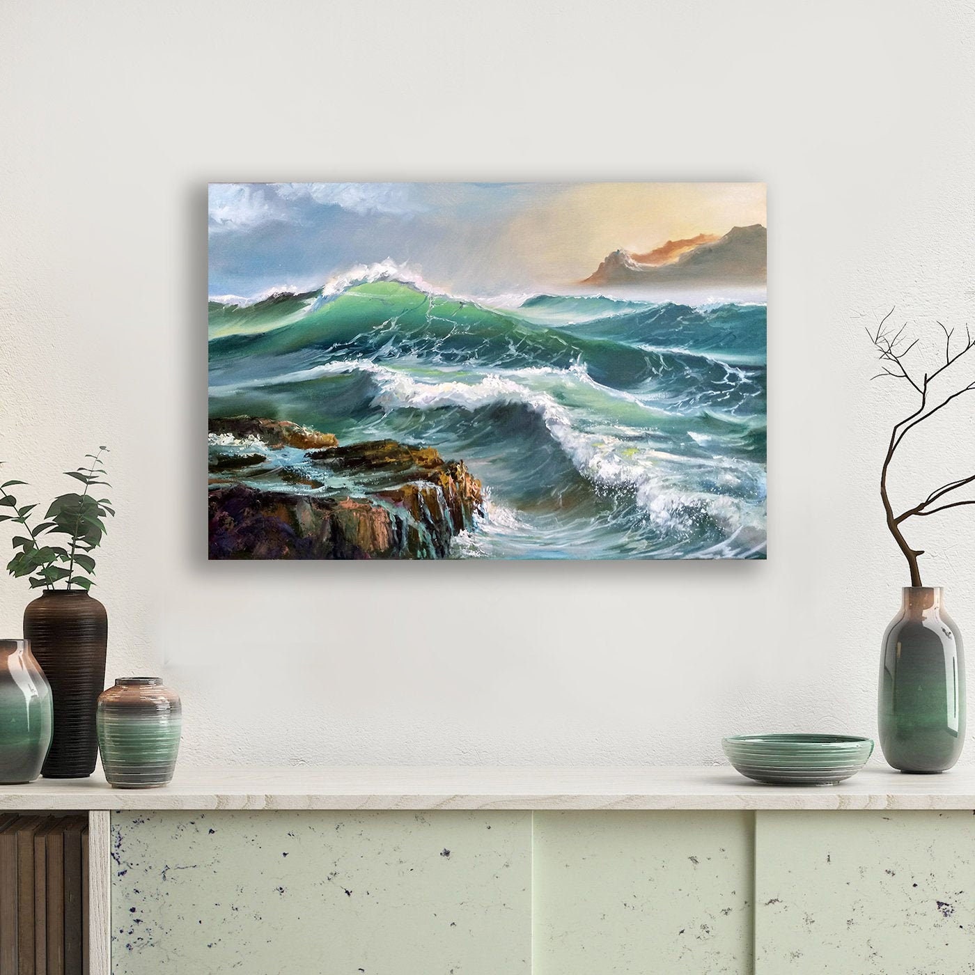 Ocean Painting Seascape Oil Wall Art Ocean Wave On Canvas Etsy Ocean Painting Seascape Oil Wall Art Ocean Wave On Canvas Etsy